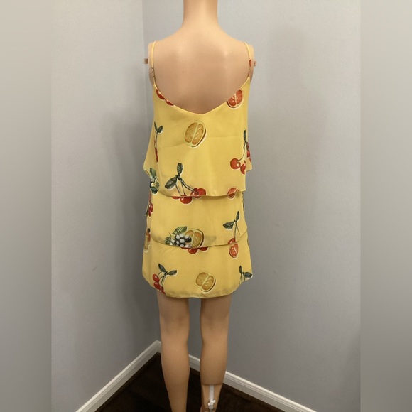 Fruit 🍌 🍎 🍉 print ruffle dress - Picture 2 of 6